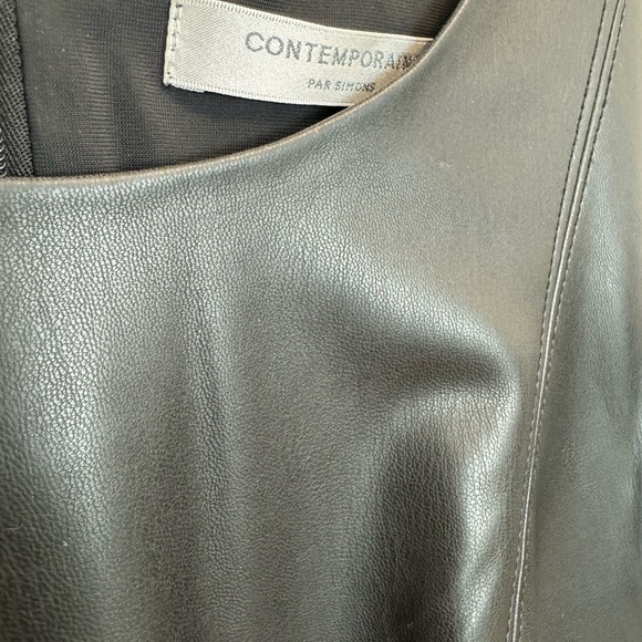 Simons vegan leather dress size 8 - Picture 5 of 6